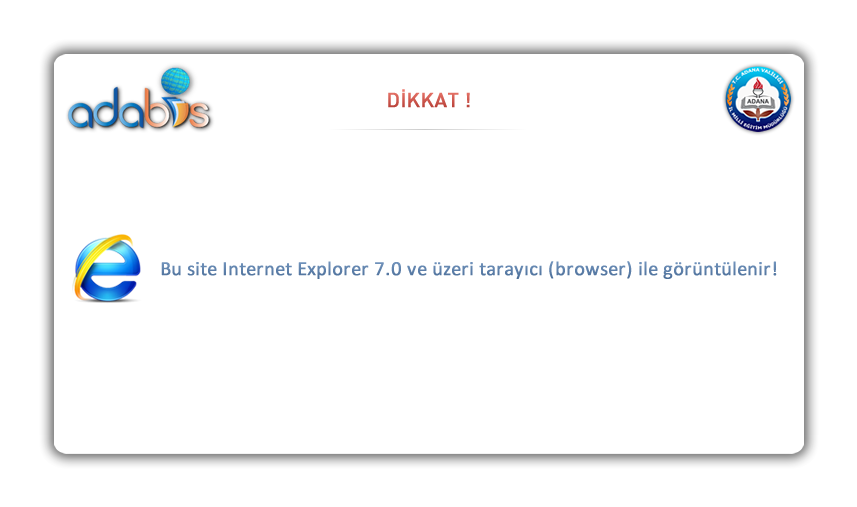 Browser Uyarısı